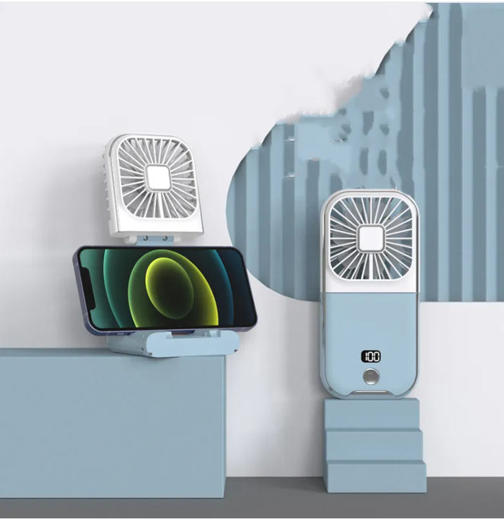 CoolBreeze Mini Portable Neck Fan – USB Rechargeable & Foldable Hands-Free Fan